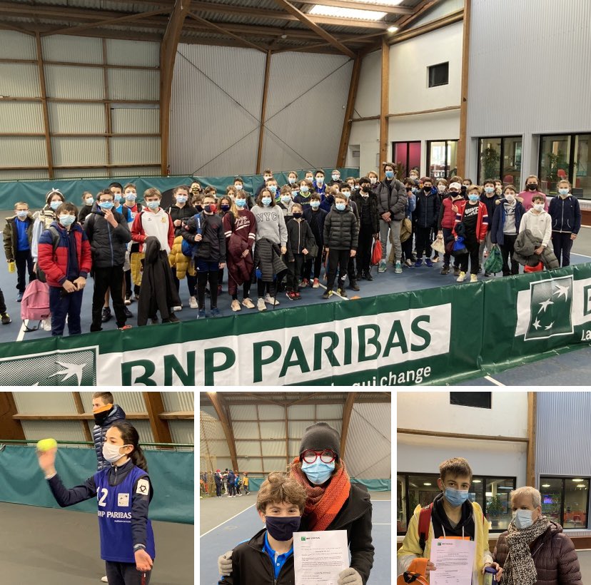 padum47's tweet photo. Sélection des ramasseurs de balles pour #RolandGarros 2021 à Lagord: 200 jeunes ont participé dans la bonne humeur et le respect des consignes sanitaires. #BNPParibas, parrain officiel leur a offert des sacs à dos collector ainsi que des places pour RolandGarros. #Wearetennis https://t.co/ZJN4689KtV