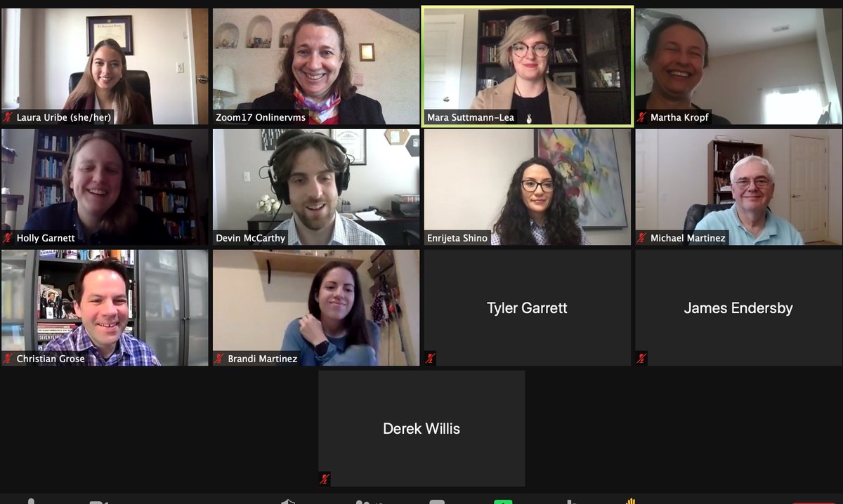 LonnaAtkeson's tweet photo. #spsa2021 panel Election "Cues &amp; the Election Process" was awesome!The papers were timely and what a great group of esp young scholars expanding our knowledge!  Thanks everyone!! @mekropf @Mara_Suttmann @christiangrose @devinhmccarthy @HollyAnnGarnett @enrijetashino  @laurapuribe https://t.co/9EkAO6uvZI