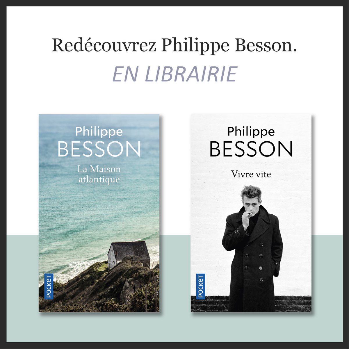 Pocket_Editions's tweet image. ✨ Retrouvez le style à la fois sobre et raffiné de #PhilippeBesson dans "La Maison atlantique" et "Vivre vite", en poche chez #Pocket !
👉 bit.ly/maisonatlantiq…
👉 bit.ly/vivrevite

🖋 Découvrez son nouveau roman, "Le dernier enfant", aux @Ed_Julliard. 
#enlibrairie