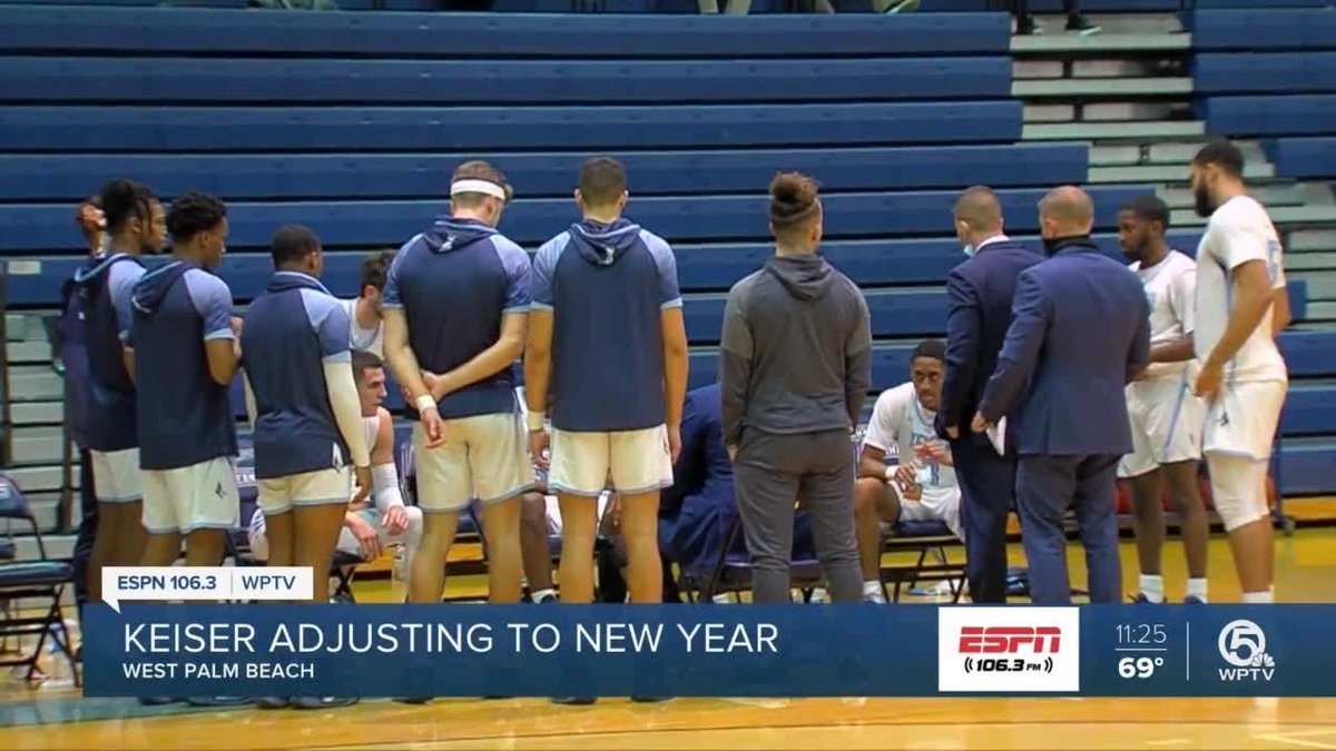 KeiserU's tweet photo. #KeiserSeahawks men's basketball coach Marcus "Chief" Bryant was recently featured on #ESPN for doing amazing job. Heβs showed a positive attitude during a trying year in 2020. That same attitude helped lead the Seahawks to early success this season. https://t.co/hkVKPOfms7 https://t.co/sItWcCcOvE