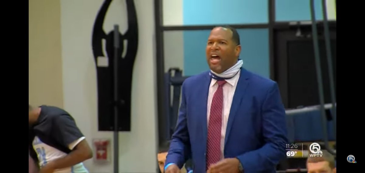 KeiserU's tweet photo. #KeiserSeahawks men's basketball coach Marcus "Chief" Bryant was recently featured on #ESPN for doing amazing job. Heβs showed a positive attitude during a trying year in 2020. That same attitude helped lead the Seahawks to early success this season. https://t.co/hkVKPOfms7 https://t.co/sItWcCcOvE