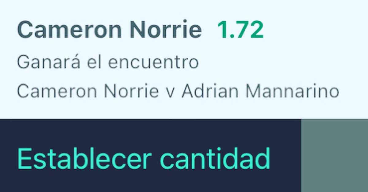 NikolasGen's tweet photo. 🔥STAKE 2 🔥 🎾🎾 #bet #bet365 #betfair #bettingtips #money #sport #tennis #makingmoney #easymoney #apuestasdeportivas #tipster #willliamhill #pinnacle #dinero #tennis #moneymaker #bwin #trading #betsson #tipster #atp #atpworldtour #lima https://t.co/1qupyoQ1Fe