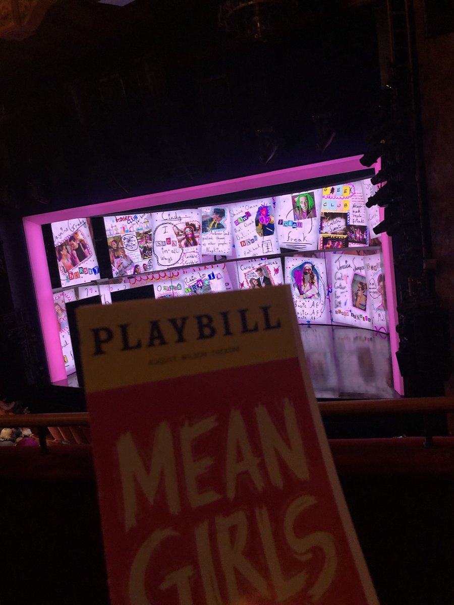 bailey_moyer's tweet image. So happy to say I got to see this Wonderul production with most of the main cast. Rip my dream role of Kady. #notfetch @MeanGirlsBway #meangirls