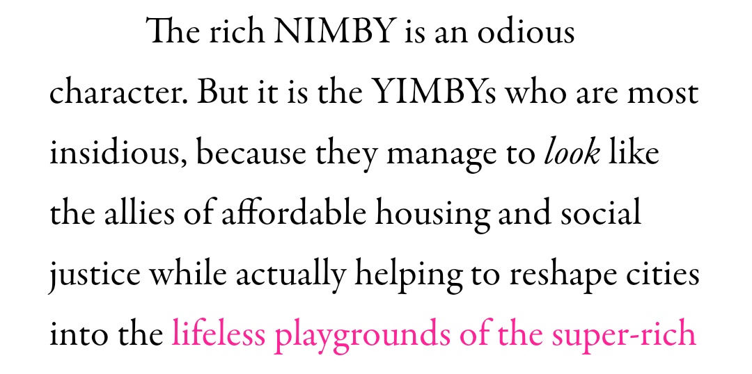 @natjanjrobinson is so clearly not familiar with the politics here. Nonprofit housing developers are YIMBYs closest allies in Sacramento. The only projects my teams spend time advocating for is subsidized BMR housing. Apparently this is compatible to segregationists.