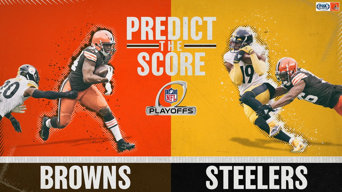 FanDuelSN_CLE's tweet photo. PLAYOFF GAMEDAY!

What's your prediction for #Browns vs. Steelers tonight? https://t.co/tSr5ML5ITv