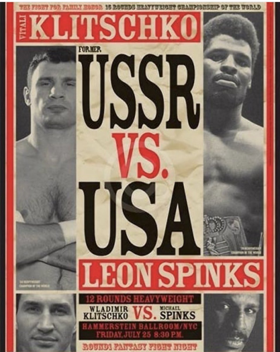 jeffreyboxe's tweet image. Ne serait-ce pas fascinant de voir les frères Vitali et Wladimir Klitschko contre les frères Leon et Micheal Spinks. Tous les quatre ancien champion du monde des lourds. #Klitschko #Spinks #boxe #boxing