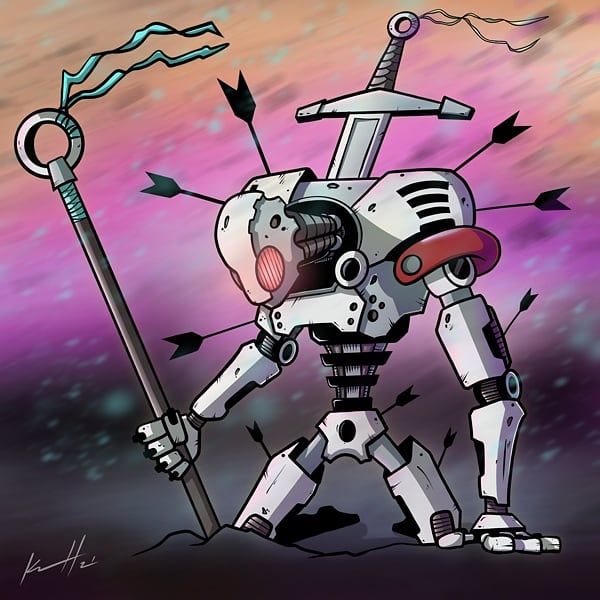GameofToons's tweet photo. My entry for the #drawmearobot Inatagram challenge.
#dtiys #dtiyschallenge
#drawthisinyourstyle #robot #warrior #robotwarrior #gameoftoons #art #artwork #cartoon #procreate #toon #digitalillustration #digitaldrawing #digitaldoodle #drawdigital #myfanart #cartoony #cartoonstyle https://t.co/CzbJu57WIe