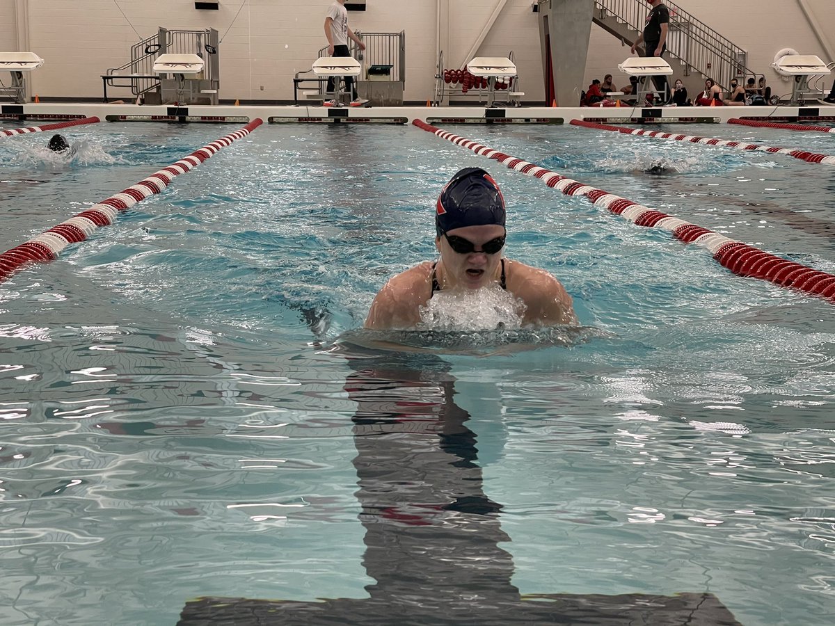 KHS_SwimAndDive's tweet photo. #LadyKatfish go 1-2 in the 100 Breaststroke! Jenaka Hawkins is the 20-2021 Champion, and Emily Lucas takes 2nd. https://t.co/n4bUTybld9