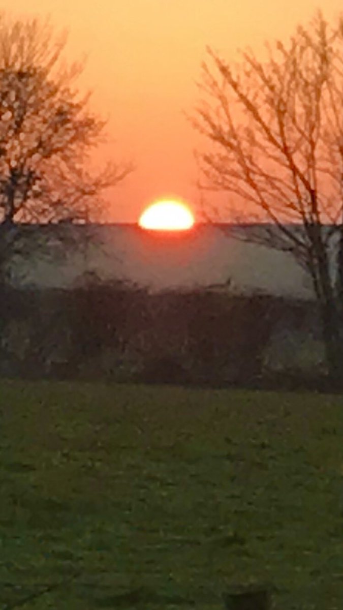 1choicecoaching's tweet photo. Beautiful sunset over the farm tonight ❤️ https://t.co/muDi7nsLbW