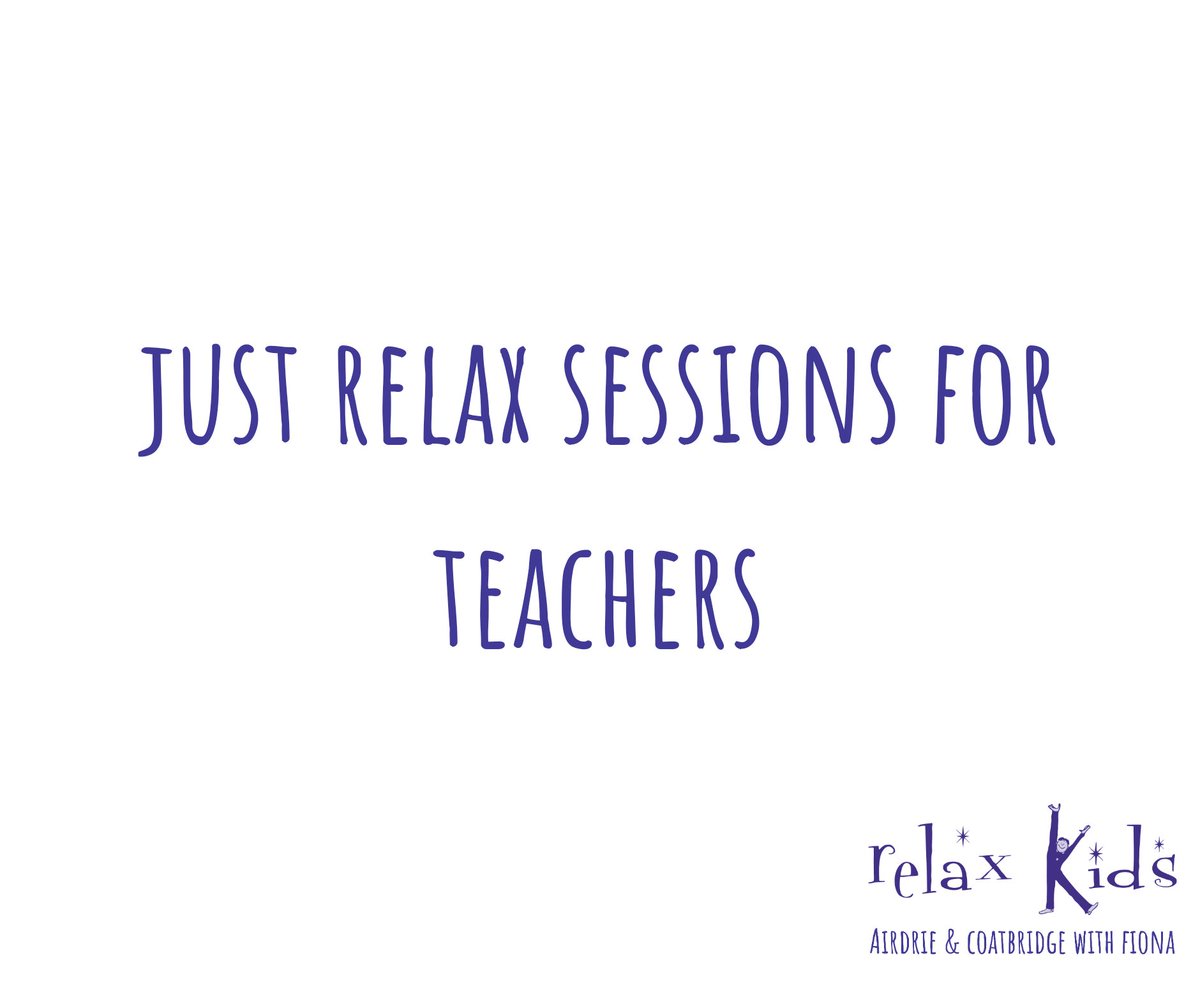 AirdrieKids's tweet photo. During lockdown I am running a Just Relax (Relax Kids for adults) session for teachers who live or work in Airdrie or Coatbridge. It is an evening session via Zoom. Please get in touch to book @EducationScot @Rochsolloch_Pr @AllsaintsML6 https://t.co/nrpNCqjimQ