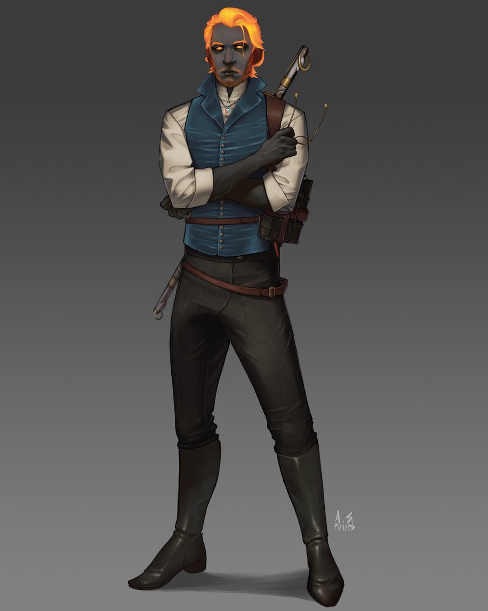 asphillipsart's tweet photo. Ember, fire genasi wizard!

Photoshop

#dnd #dndart #characterart #genasi #wizard https://t.co/RCqp78gwLv