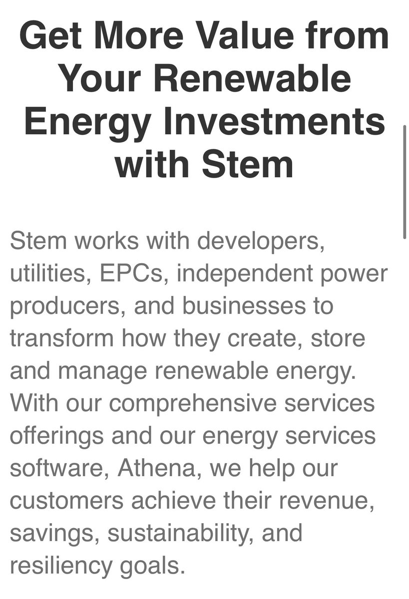  $STPK is merging with Stem. ( http://stem.com ). They work with a variety of customers to transform how they create, store, and manage renewable energy. Huge potential for the future in a lot of aspects imo. 