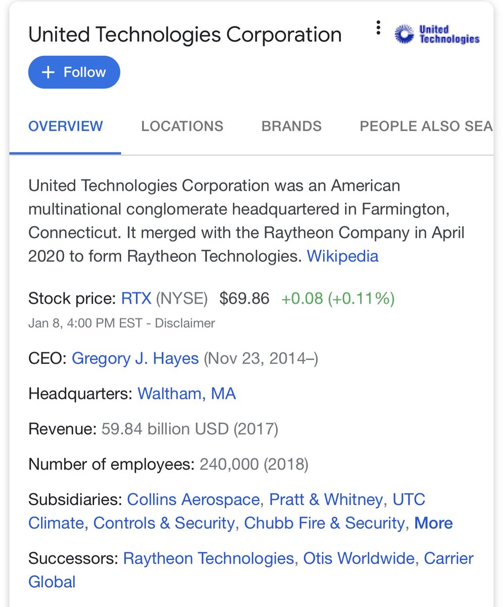 Quick info about  $STPK/Stem’s partners: (3/6)Whole Foods: bought by  $AMZN for $13.7b in 2017. Amazon connection is always good imo. $RTX/Raytheon Tech.: Military contractor. Consulting. Etc. Big govt. involvement. Merged with United TechnologiesGood partners to have imo