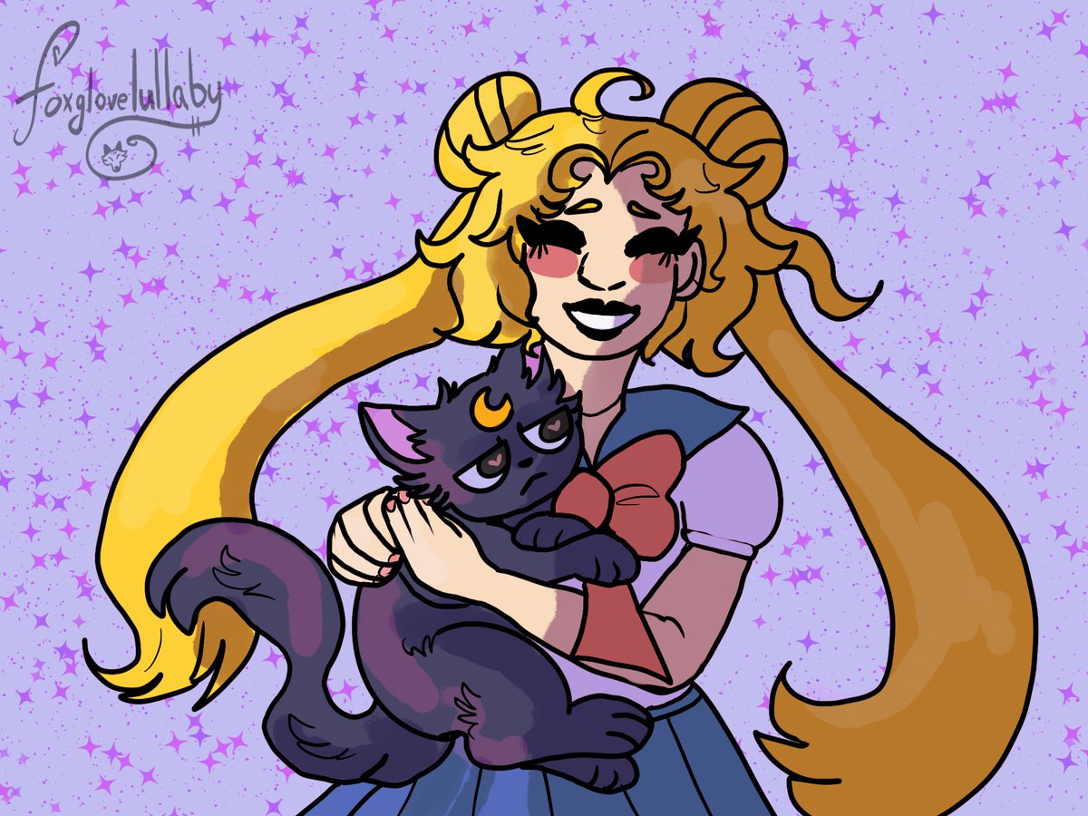 foxglovelullaby's tweet image. Some #Sailormoon art for the sixth of #365sketchchallenge