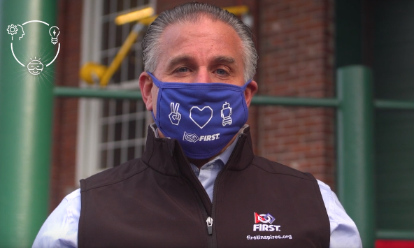 FRCTeams's tweet photo. "Wear a mask, maintain social distancing, play safe, play smart &amp; have fun!” Thanks for the great advice, Larry! https://t.co/PuHYwzsFdm