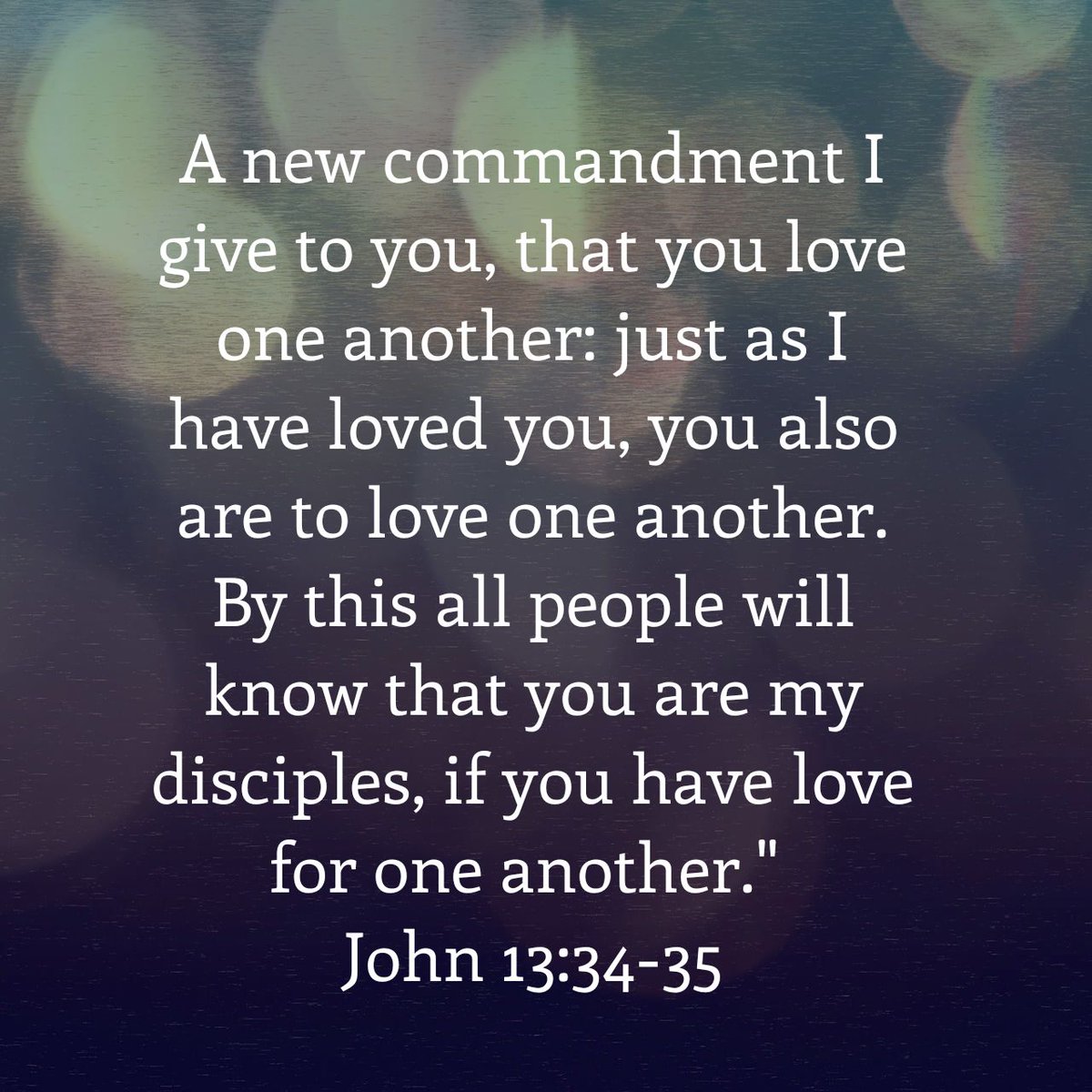The basics matter. 
Life changing, 
world changing. 
#oneanothers  
John 13:34-35