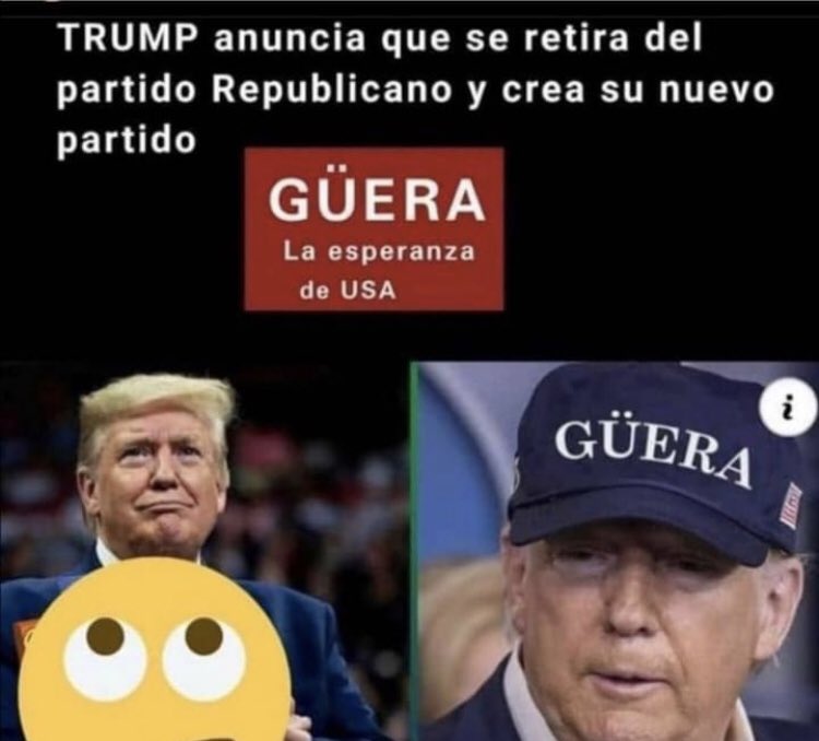 LetyMaldo's tweet photo. #Güera , la Morena gabacha!
Trump
#AMLOEnfermoMental
#MeMeoDeRisa https://t.co/m2eoCyhGzQ