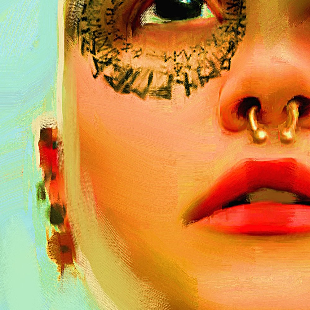 Halfway through The Trouble with Peace by <a href="/LordGrimdark/">Joe Abercrombie</a>  and just had to draw Rikke, Im sure she didnt have blue dreads but I like it :D