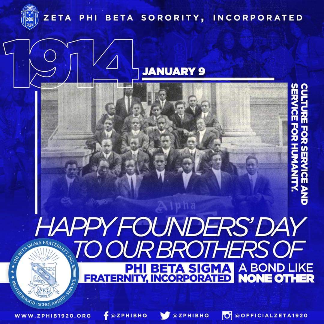 ZetasInEngland's tweet photo. Happy Founders' Day to our brothers of Phi  Beta Sigma Fraternity, Inc.  #Sigma107  #ZPhiB1920 https://t.co/OYS9fURJ4n