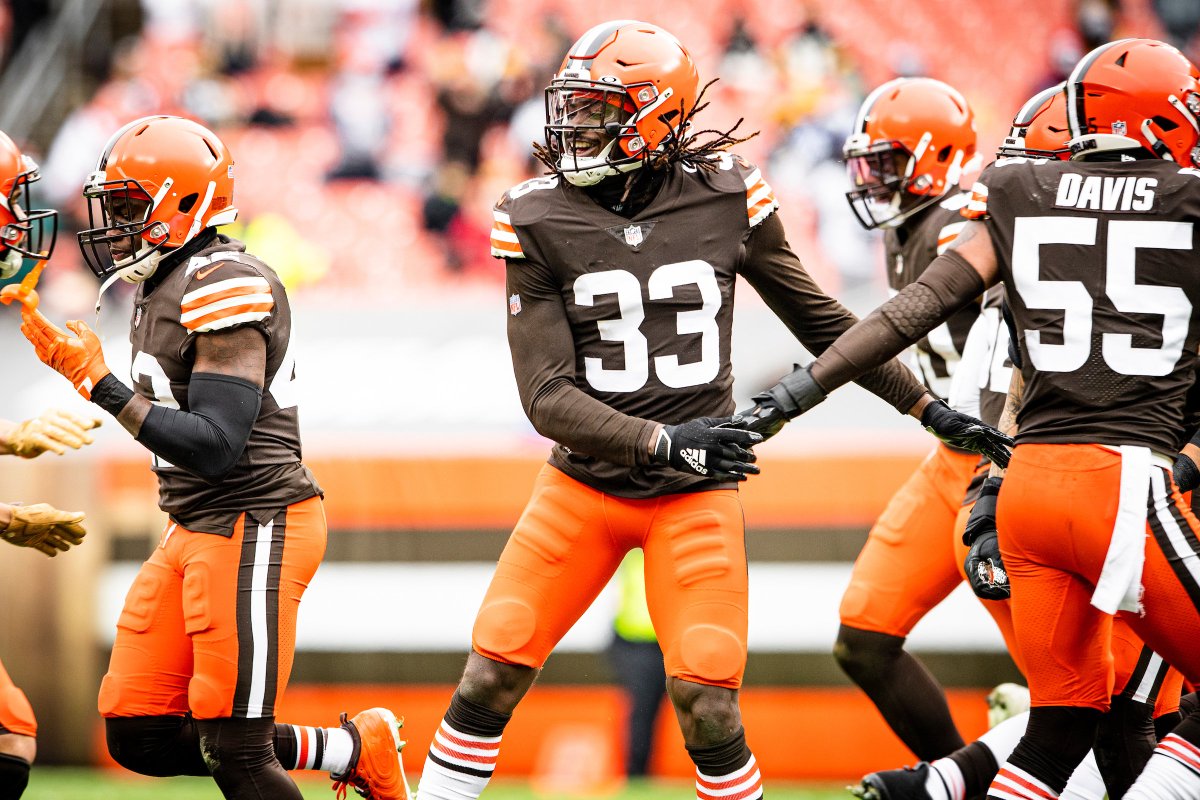 AlvaroNFLMartin's tweet photo. Los @Browns activan tres jugadores que estaban en la lista de #Covid19 y estarán disponibles para enfrentar mañana a @Acereros. Son el TE #HarrisonBryant, el S RonnieHarrisonJr. y el LB #MalcolmSmith.

#WildCardWeekend #WildCard https://t.co/3aRfW0MTCa