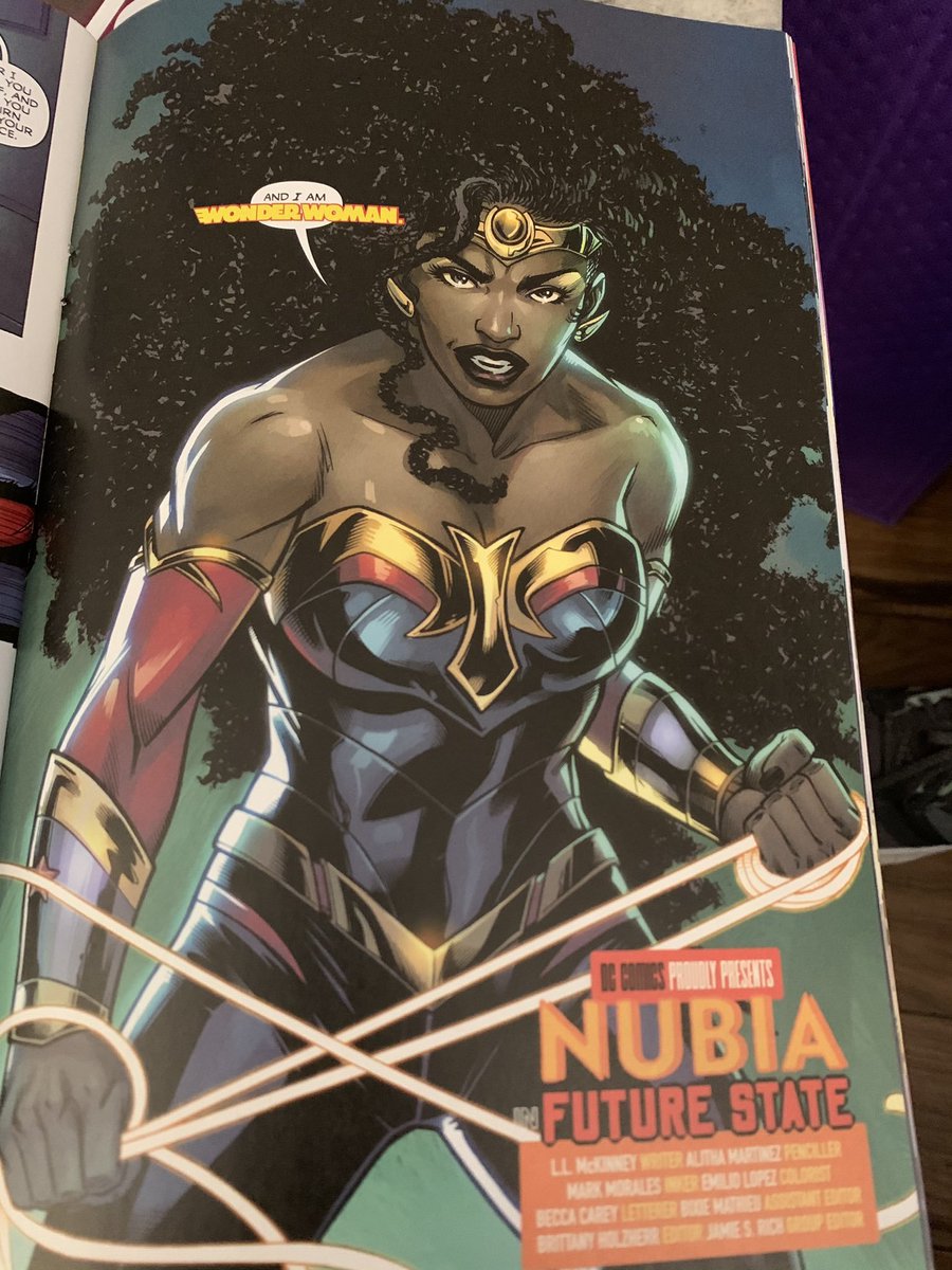 portalwwbr's tweet photo. ELA TÁ VINDO AÍ!
Foi revelada a primeira imagem da Nubia na #DCFuture State - Immortal Wonder Woman. Disponível no dia 19 de Janeiro!
Por: LL McKinney https://t.co/pIayLdw3it