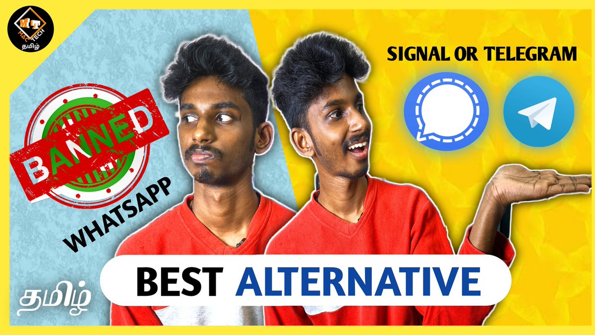 macbevin18's tweet photo. Check out the new video nanba
https://t.co/Y6yEzbIeTm
Like comment share subscribe
Support pannunga friends 🙏
#mactechtamil #techintamil #technology #tamiltech #tamilnews #tamil #youtuber #youtube #youtubeindia #Whatssap #WhatsAppPrivacyPolicy #Telegram #signal #signalapp https://t.co/VOdUsMWkOz