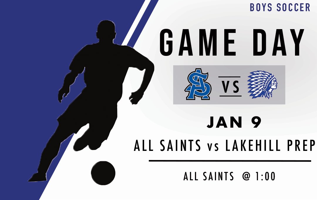 This afternoon the Trojans will play Lakehill Prep at home! The game starts at 1:00. Good luck boys and go Trojans! ⚽️#asestyler #gotrojans
