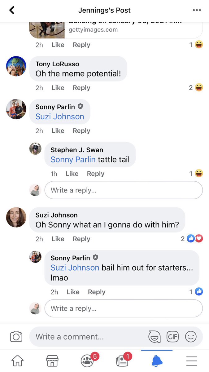 Days after the NYE party, Adam Johnson attended the insurrection events on Jan 6th. He was permitted entry into Capitol by complicit police. He then stole the podium. He lists his reasoning for doing so in the following Facebook posts. His wife, dr. Suzi johnson tagged. 3/