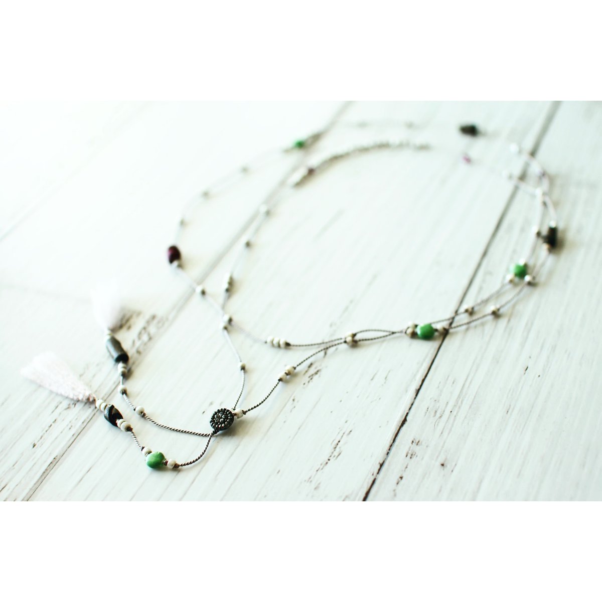 miyuna2019's tweet photo. 📿✨
MiYuNa 猫足 natsu🌿
#近日販売 #革ビーズ #ガーネット #ヴィンテージビーズ #ヴィンテージボタン #スフレビーズ #ロングネックレス
#miyuna一周年記念 #感謝の気持ちを込めて #オールノット #本革 #ネックレス #allknott #leather #minne #creema #天然石 https://t.co/WZiUiLgYUT