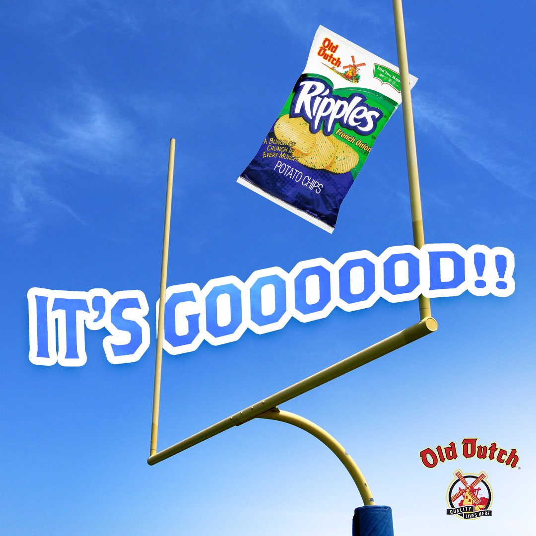 Those French Onion Ripples are GOOOOOODDD!!! The perfect chip to cheer on the home team!