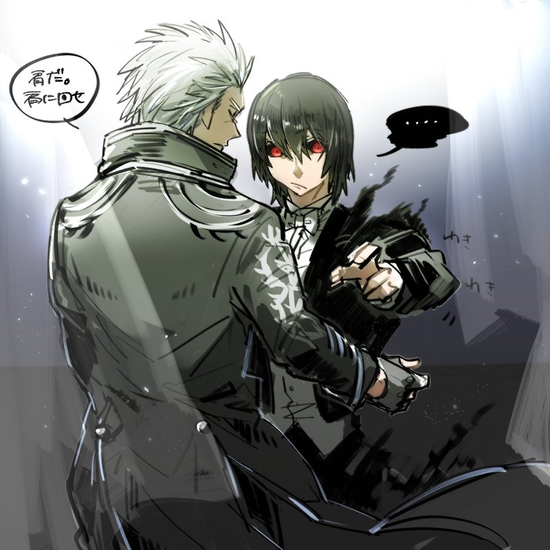 TirolOzisan's tweet image. お題箱より「ドッペルゲンガーと社交ダンス」※色々捏造している