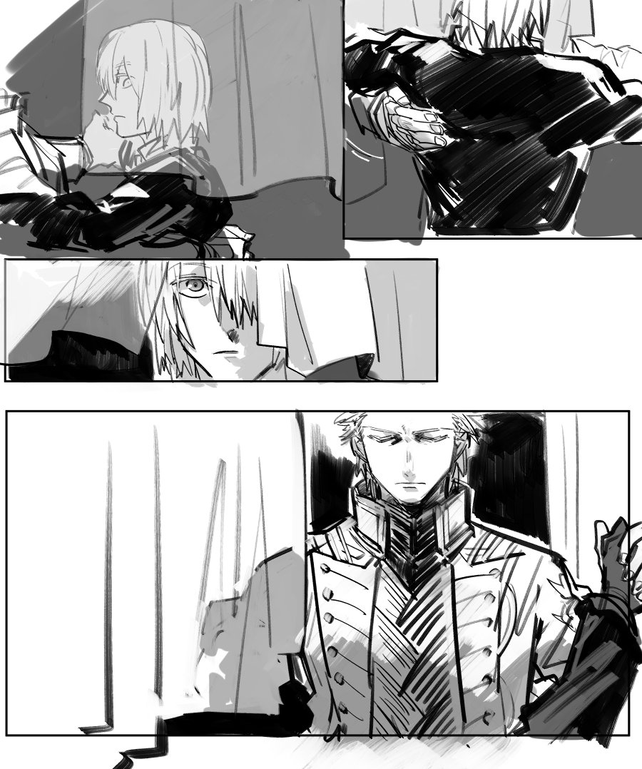 TirolOzisan's tweet image. お題箱より「ドッペルゲンガーと社交ダンス」※色々捏造している