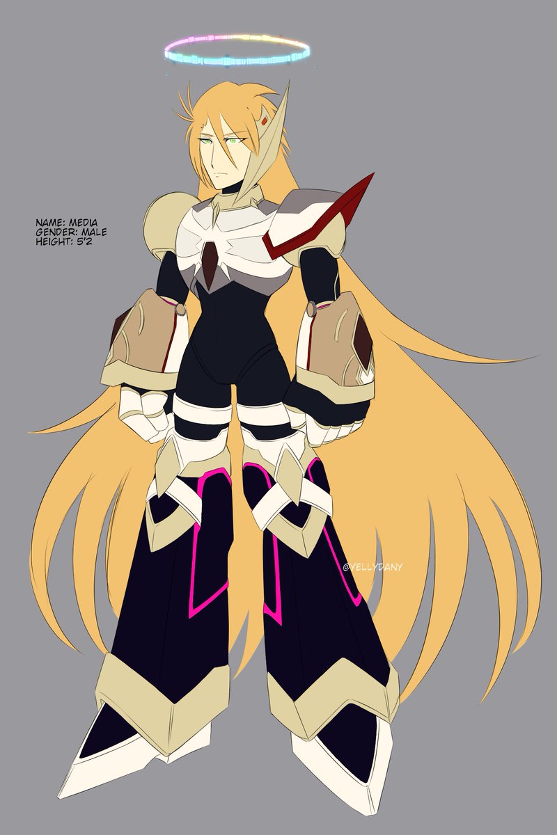 YellyDany's tweet image. ♦️ Media's reference sheet ♦️

#Megaman #MegamanX #reploidOC #fanart