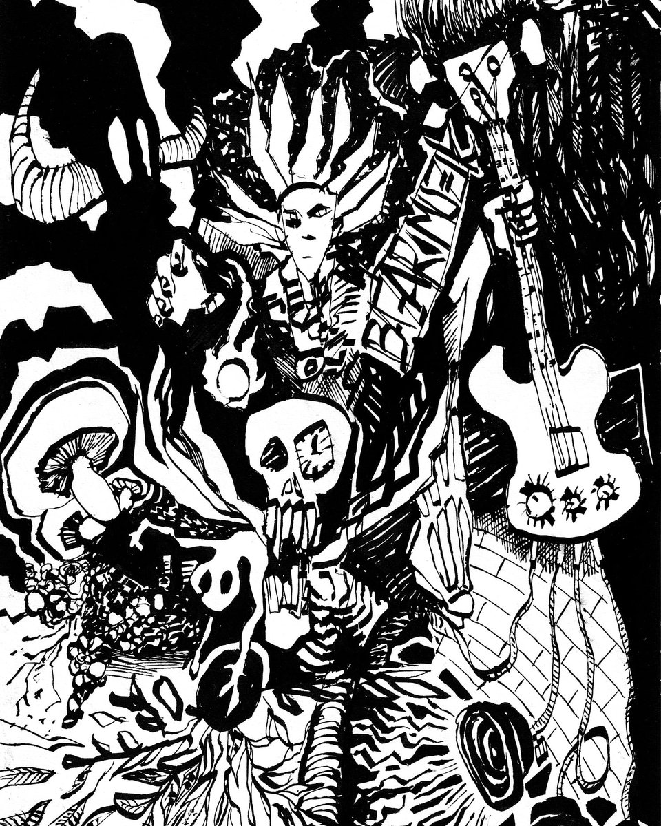 BazarMuzik's tweet photo. De la musique, des esprits, des champignons... Sacré bazar !! #fanzine #webzine #zine #graphzine #illustration #comics https://t.co/Yxtv1KFff4