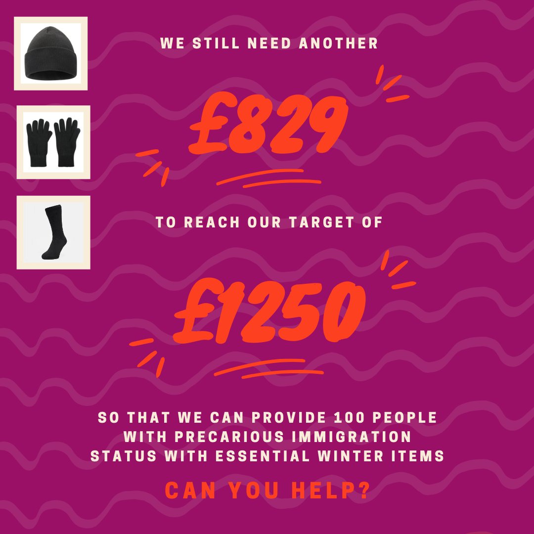 threadahead_'s tweet photo. At our last pop-up event, we provided 100 visitors with clothing items, and we anticipate that at least as many will be requiring gloves, socks and hats this winter. To cope with demand, we need to raise at least another £829. 🧤🧦🧣 https://t.co/XxG9xoc9An