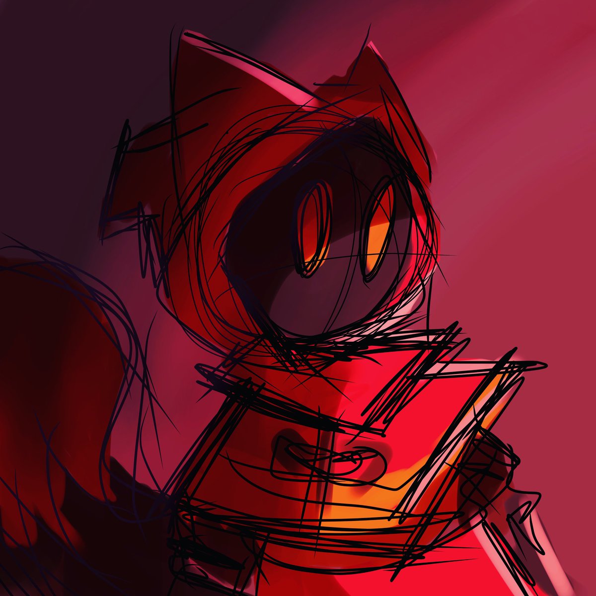 AzixGuardian's tweet image. Quick sketch of Milo on my phone :O
I did it with my fingers which is why it’s so messy, I don’t have the skills to do a clean drawing with fingers hahaha