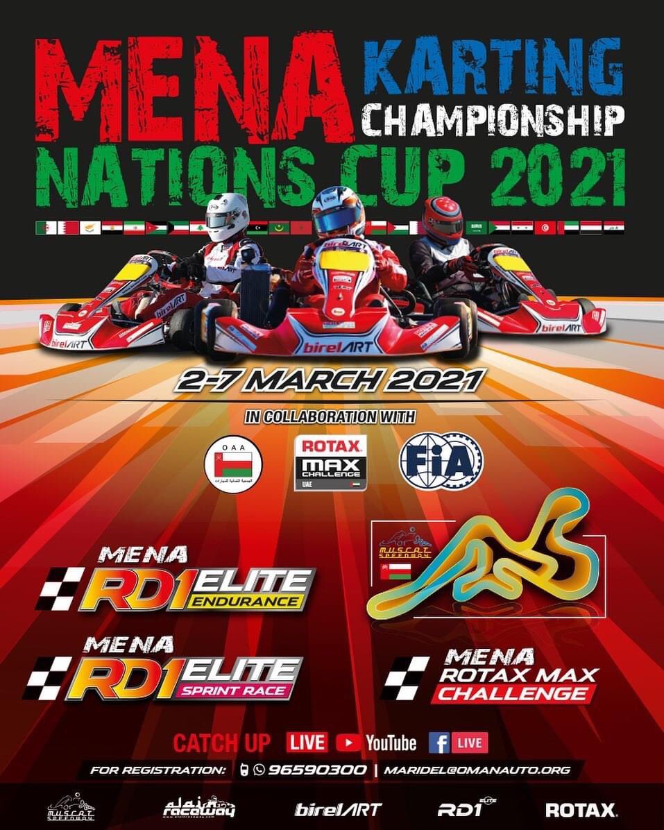 teamleo37's tweet photo. The most awaited #MENAkarting Championship Nations #MKNCup is back! @teamleo37 will participate in this #karting competition representing #Algeria #Algerie
بطولة المينا للكارتنج "لدول الشرق الاوسط وشمال افريقيا" تعود من جديد بنسختها الثانية على التوالي ! 🤩
@RedBullOman https://t.co/mjAbJ4ina8