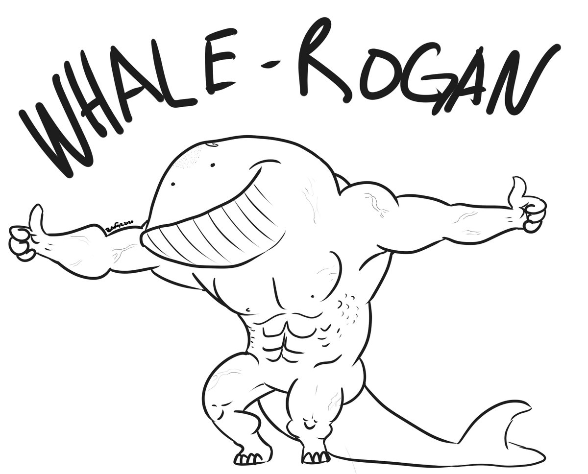BigBadBooGz's tweet photo. Whale Rogan. https://t.co/jEr131UH1B