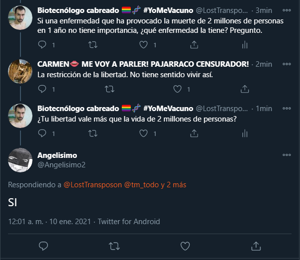 Biotecnólogo cabreado con Brillos Platino 🕊️ tweet media