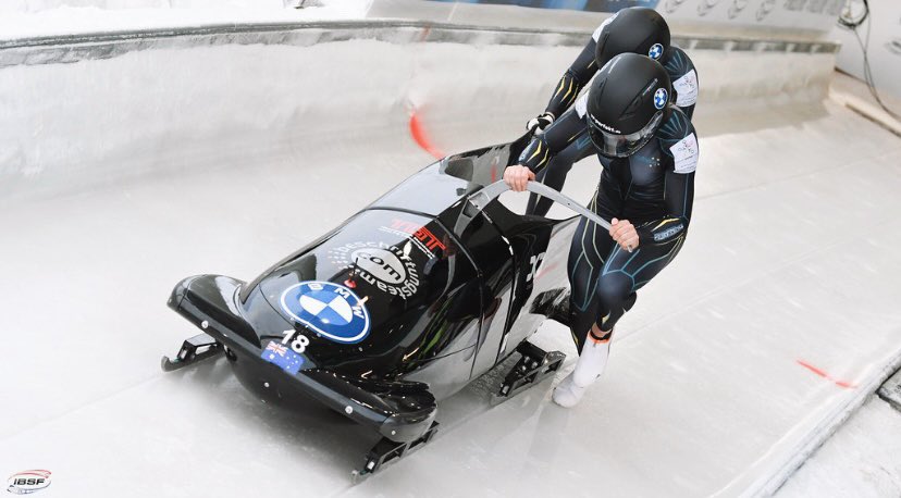 bobsledbree's tweet photo. Starting 2021 with a ninth place in the @IBSFsliding Winterberg 🇩🇪 World Cup! @OWI_AUS @AUSOlympicTeam 
.
#bobsleigh #worldcup #race #teamaus https://t.co/TaM3BuCxCx