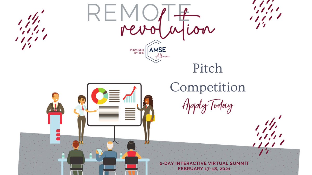 theamseagency's tweet image. Hey #milspouse, Apps for the pitch competition are open for #remoterevolution2021

The Winner receives a prize package valued at over $20K in cash and prizes.

All registered attendees are eligible to apply, so get your tickets today. 

Our time is now 🔥
theremoterevolution.co
