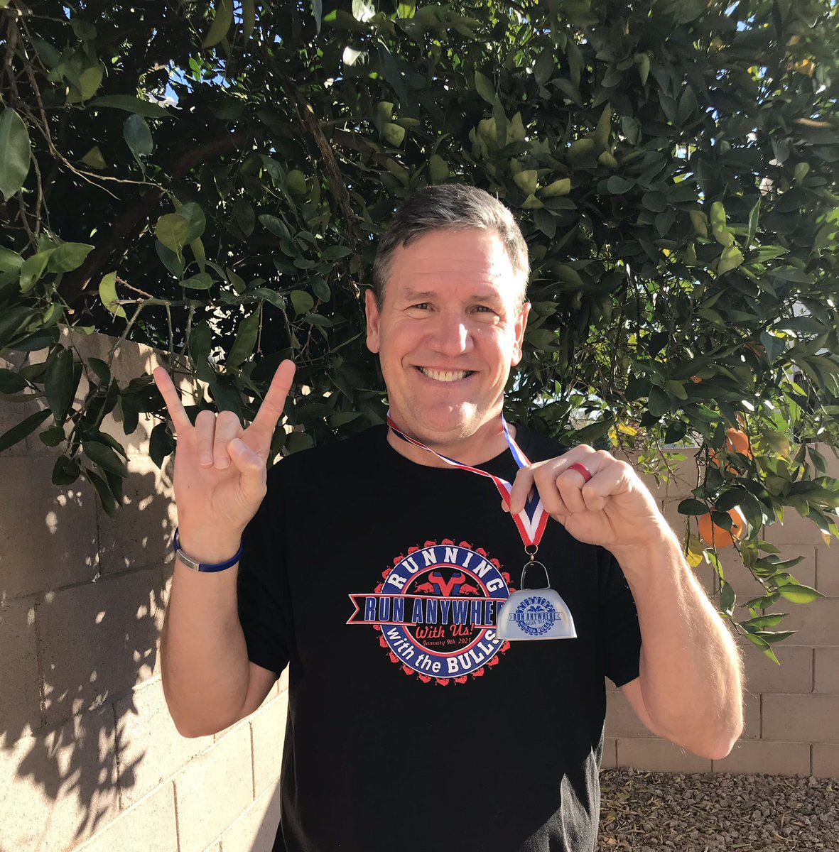 Completed my 5K in today’s Running with the Bulls. Thank you to our MV Student Council for continuing this traditional event. #campusofchampions