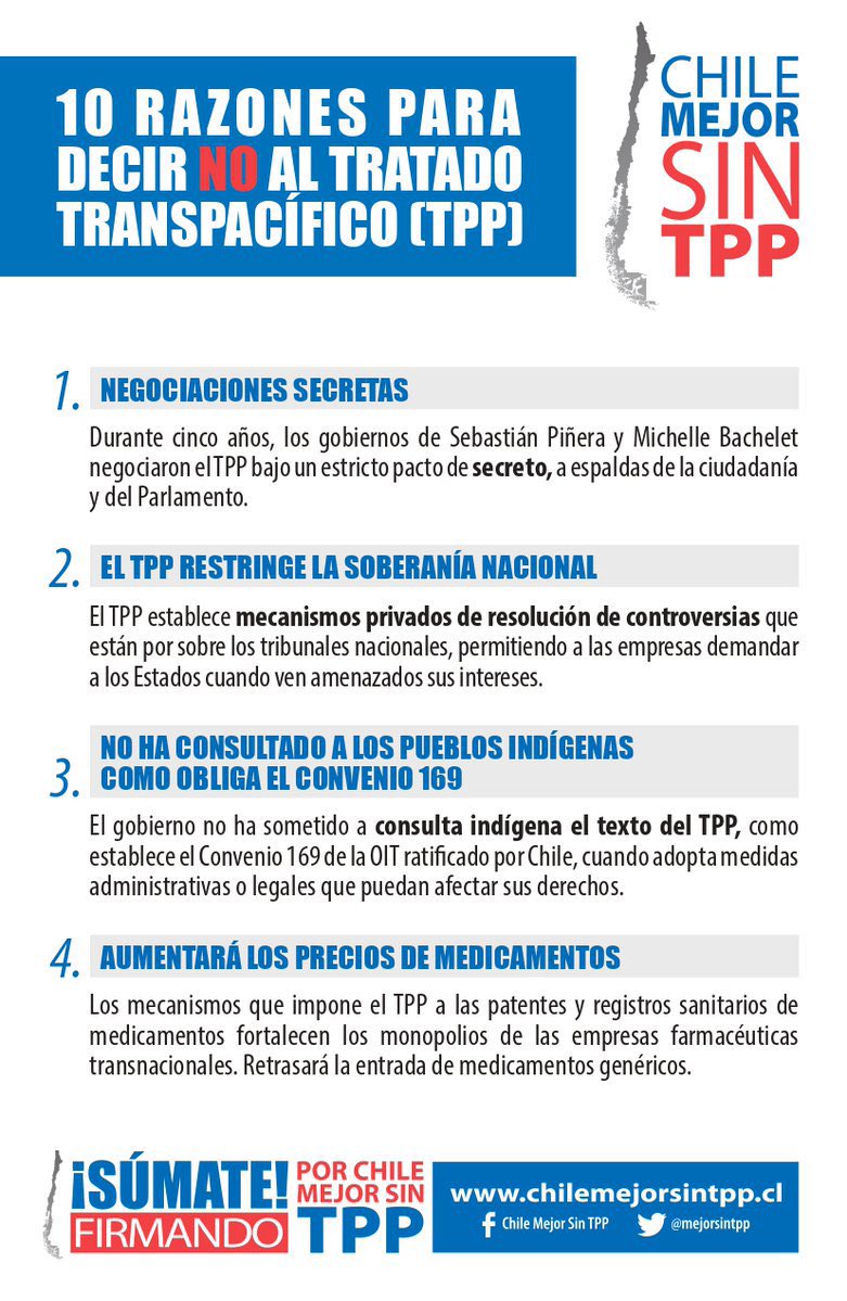rockmy_'s tweet photo. 10 Razones para decir NO al #TPP11 

La shit de la shit‼️ https://t.co/iuII5TFB6g