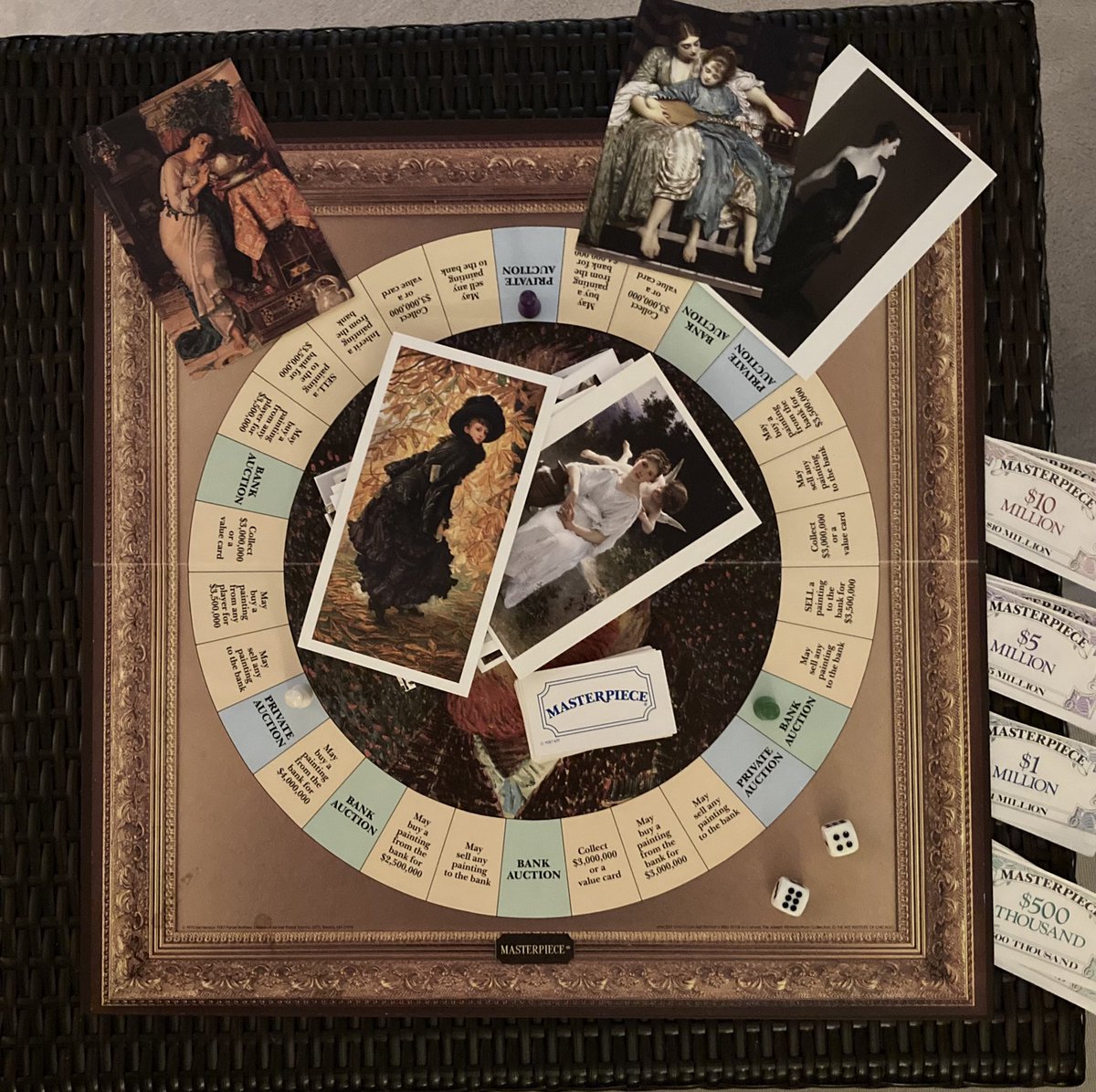 HammockAuthor's tweet image. Raised my game at #Masterpiece with the addition of postcards from museums I miss. 

So distracted by my favorites that my partner easily beat me. 

#StayAtHome #StayatHomeAndStaySafe