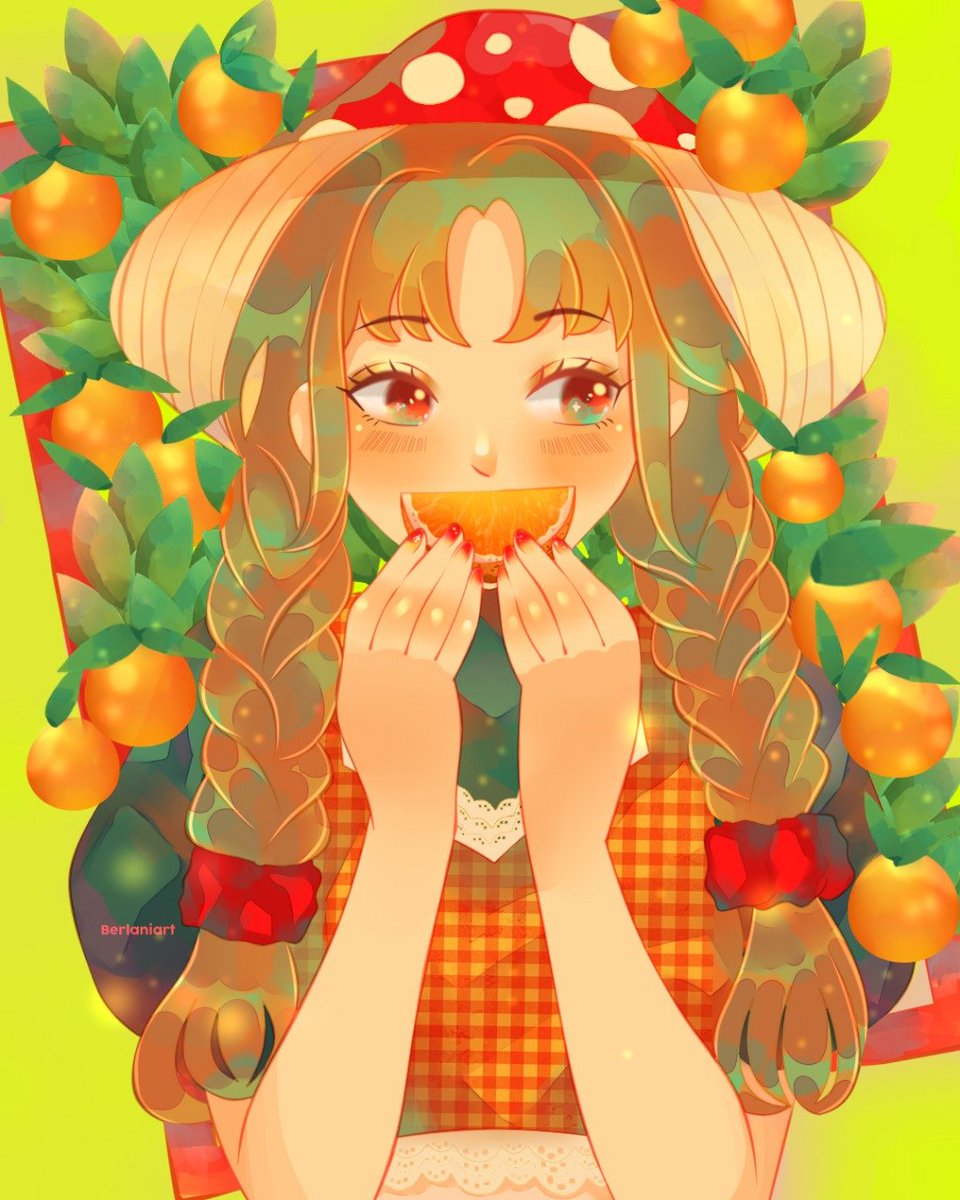 today_weathers's tweet photo. Helloo first time coba color pallete yg nabrak2 gini, sbnrnya juga ga sengaja pas pick warnanya wkwkwkw udah seger belom?

Bte jeruk adalah buah yg paling debest, anyone with me? 🍊ʕ•ε•ʔ

#ArtistOfIndonesia #artistsontwitter #originalcharacters https://t.co/tNnSqZ5bjQ