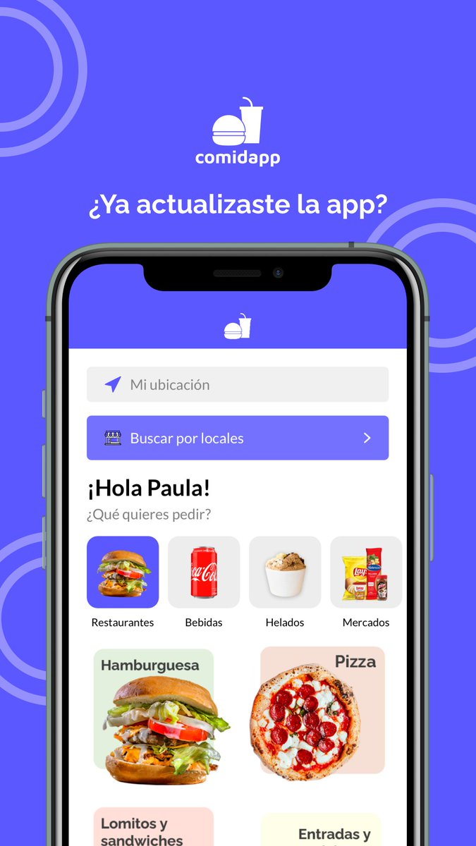 Ahora en Comidapp, encontras mercados, bebidas y mucho más! Descargá la app 🤩

#SinComisiones