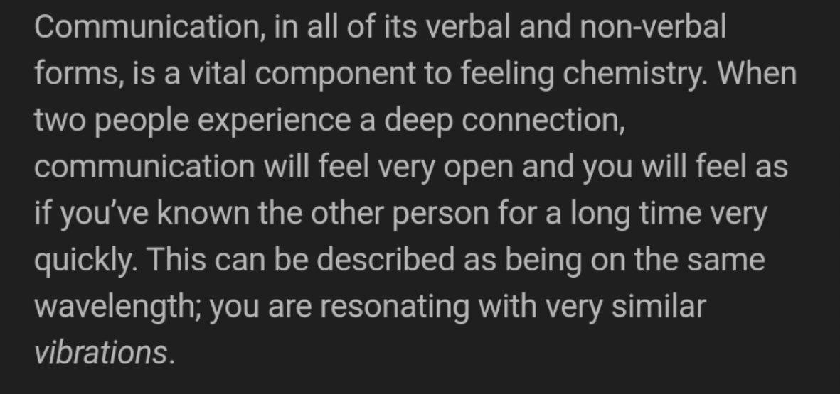 They try to talk things through and help eachother out with their struggles while not trying to disclaim the others thoughts.That's an important part of how to make a relationship work in the long run and I think they are so good at it bc they both actually want the same thing.