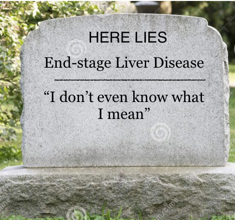🚫end-stage liver disease

Let’s just stop using this term

👉can upset patients
👉always imprecise
👉often incorrect