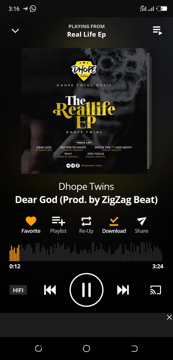 Kingxmen_Twins's tweet photo. @donzigy6
Check out Dear God on the Reallife Ep. It really nice. That's my favorite track on the Reallife Ep π₯.
#Dhopetwins #ReallifeEp #DearGod https://t.co/mlw26o55xF