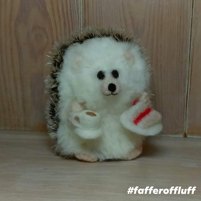 fafferoffluff's tweet photo. @HandmadeHour Im a #fafferoffluff and I make cute stuff. The #minihogs send virtual hugs, tea &amp; cake to anyone who needs it ❤ https://t.co/EU6VTUtBYE